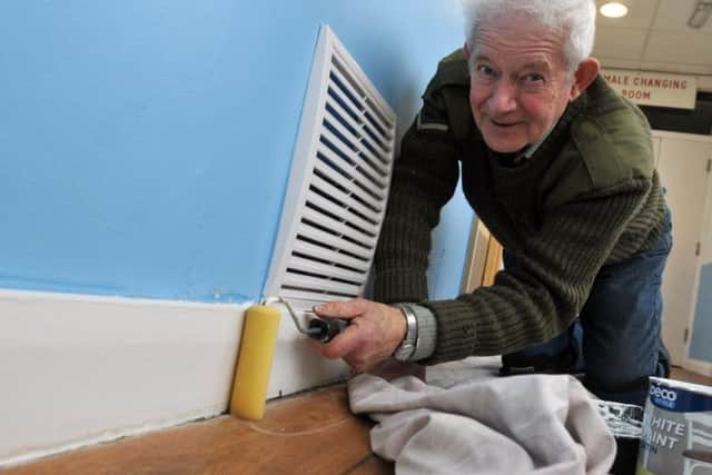 Jim Ellis is refurbishing the building at Hindley Community Swimming Pool, he would like volunteers to help keep the building tidy.