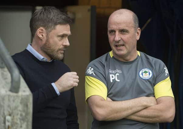 Graham Alexander, with Paul Cook