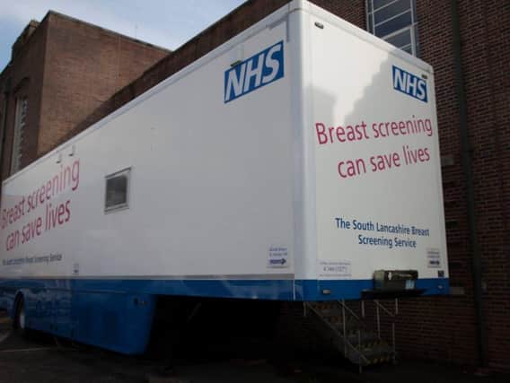 The mobile breast screening unit