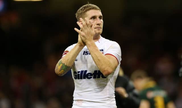 Sam Tomkins made the last of his 23 England appearances in 2014