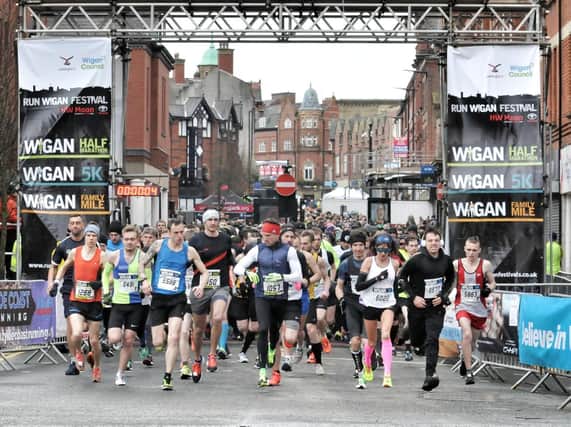 The start of the Wigan 5k