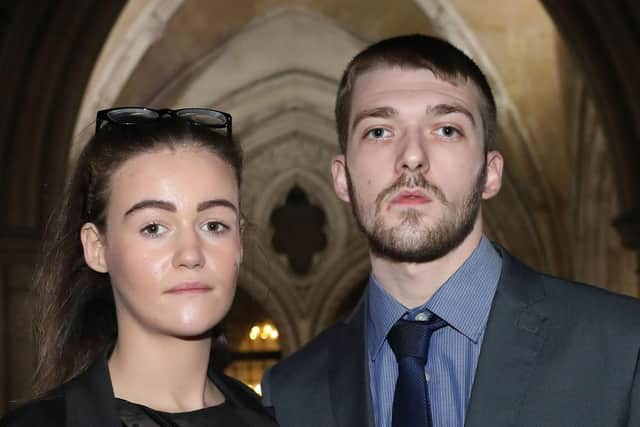 Tom Evans and Kate James, the parents of brain-damaged boy Alfie Evans