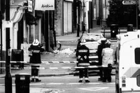 The horrific aftermath of the Warrington bombing
