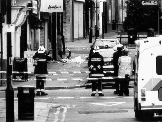 The horrific aftermath of the Warrington bombing