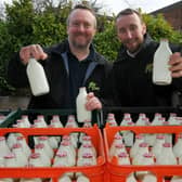 Owners of Kays Dairy, Pemberton, brothers Ian (left) and Mark Kay