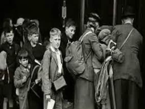 Young evacuees from London were sent around the country to avoid the bombings