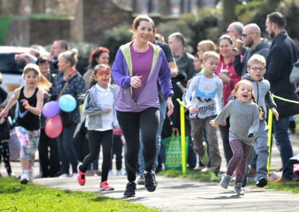 Children's Fun Run at Jubilee Park, Ashton-in-Makerfield, Wigan