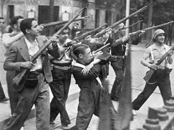 Fighters during the Spanish Civil War