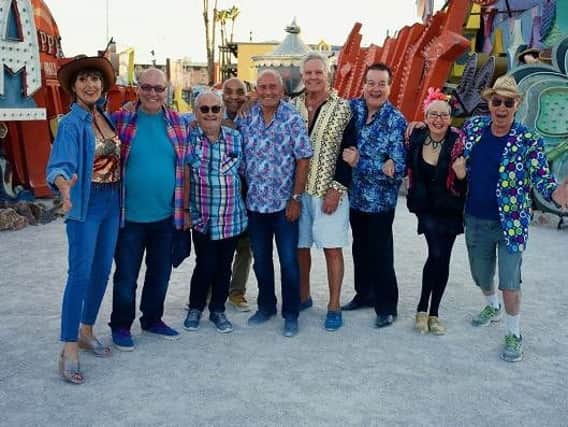 The cast of new TV programme Last Laugh in Vegas. Picture courtesy of ITV