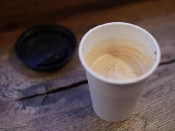 Disposable cups are being used in their millions by NHS trusts in the UK