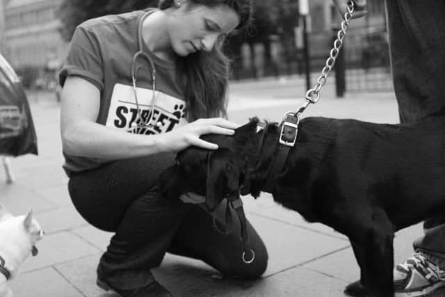 Street Paws running outreach sessions for homeless people's pets