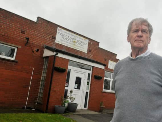 Stephen Murphy, owner of ABC Nursery, Orrell, upset by rumours the nursery is closing