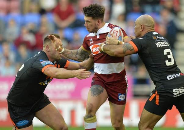 Oliver Gildart scored two tries against Castleford