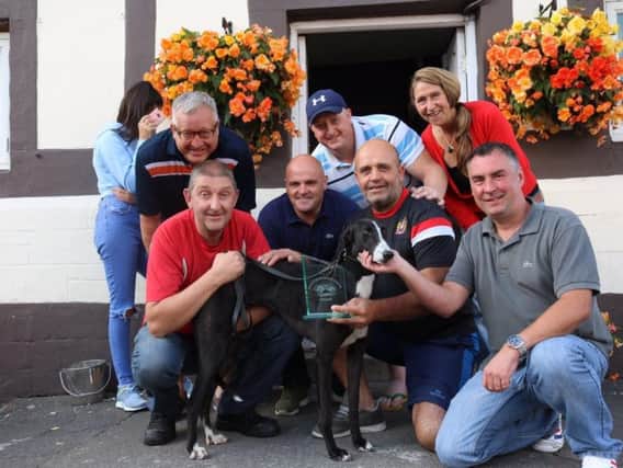 The Colliers Arms now has racing greyhounds