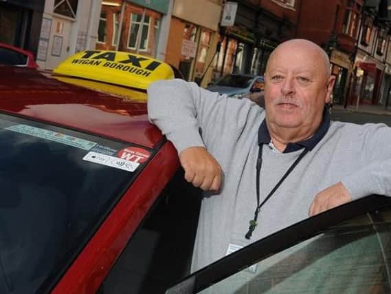 Wigan taxi driver Eddie Earley