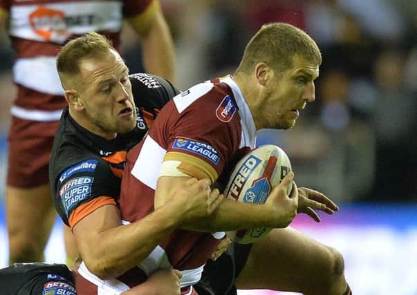 Tony Clubb in action against Castleford