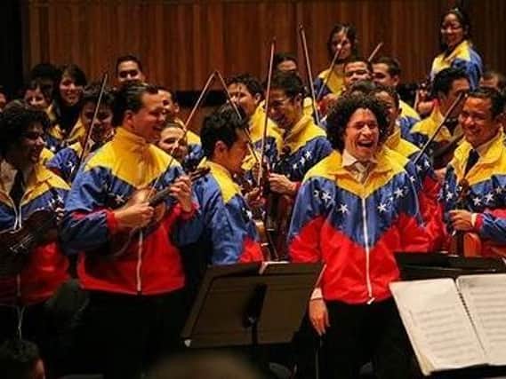 The Simon Bolivar Youth Orchestra from Venezuela