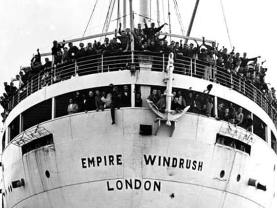 The Empire Windrush arrived in Britain in 1948