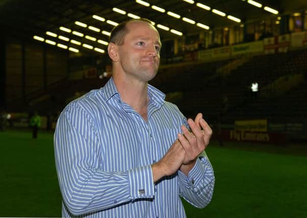 Michael Maguire after his final game as Wigan coach