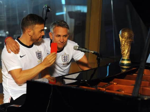 In 2014, Gary Barlow's reworking of Take That track Greatest Day, featured Gary Lineker