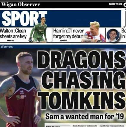How Catalans' interest in Tomkins was revealed in early April