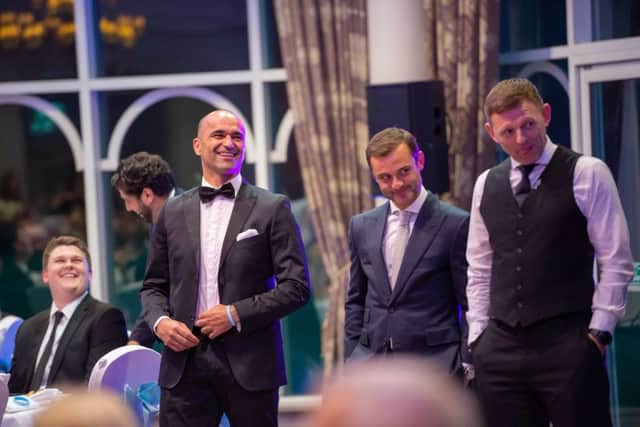 Roberto Martinez was back in Wigan last week to attend the Joseph's Goal Charity Ball at Kilhey Court hotel.  Picture by www.nickfairhurstphotographer.com