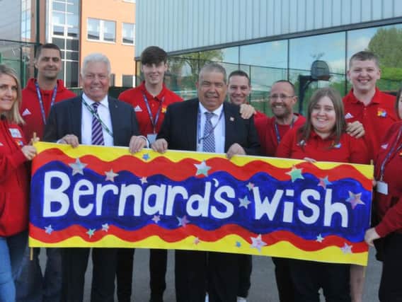 The launch of Bernard's Wish at Wigan Youth Zone