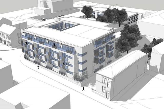 The original designs for the redevelopment of the Gateway House site