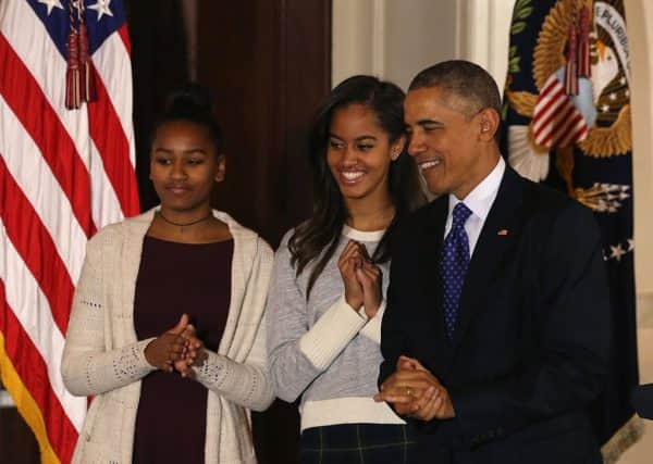 Presidential pardons are not uncommon - Barack Obama (pictured here in 2014) granted clemency to nearly 2,000 individuals during his presidency (Photo: Mark Wilson/Getty Images)