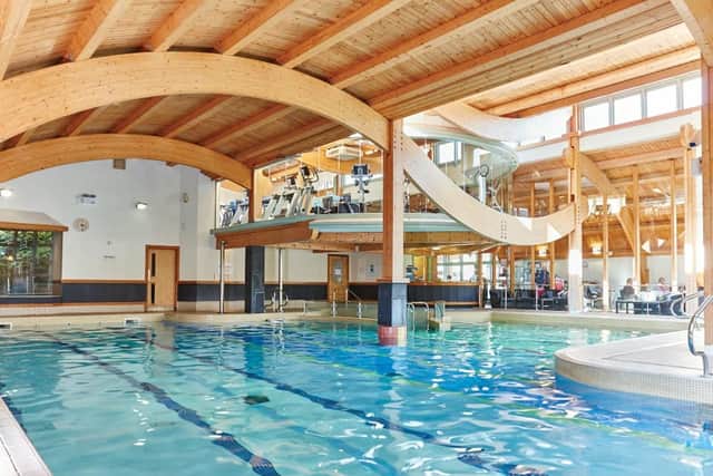 The swimming pool at Landal Darwin Forest